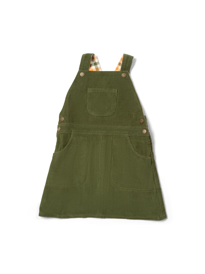 Little Green Radicals Платье-фартук из органического хлопка, двустороннее, зеленое
Little Green Radicals Платье-фартук из органического хлопка, двустороннее, зеленое