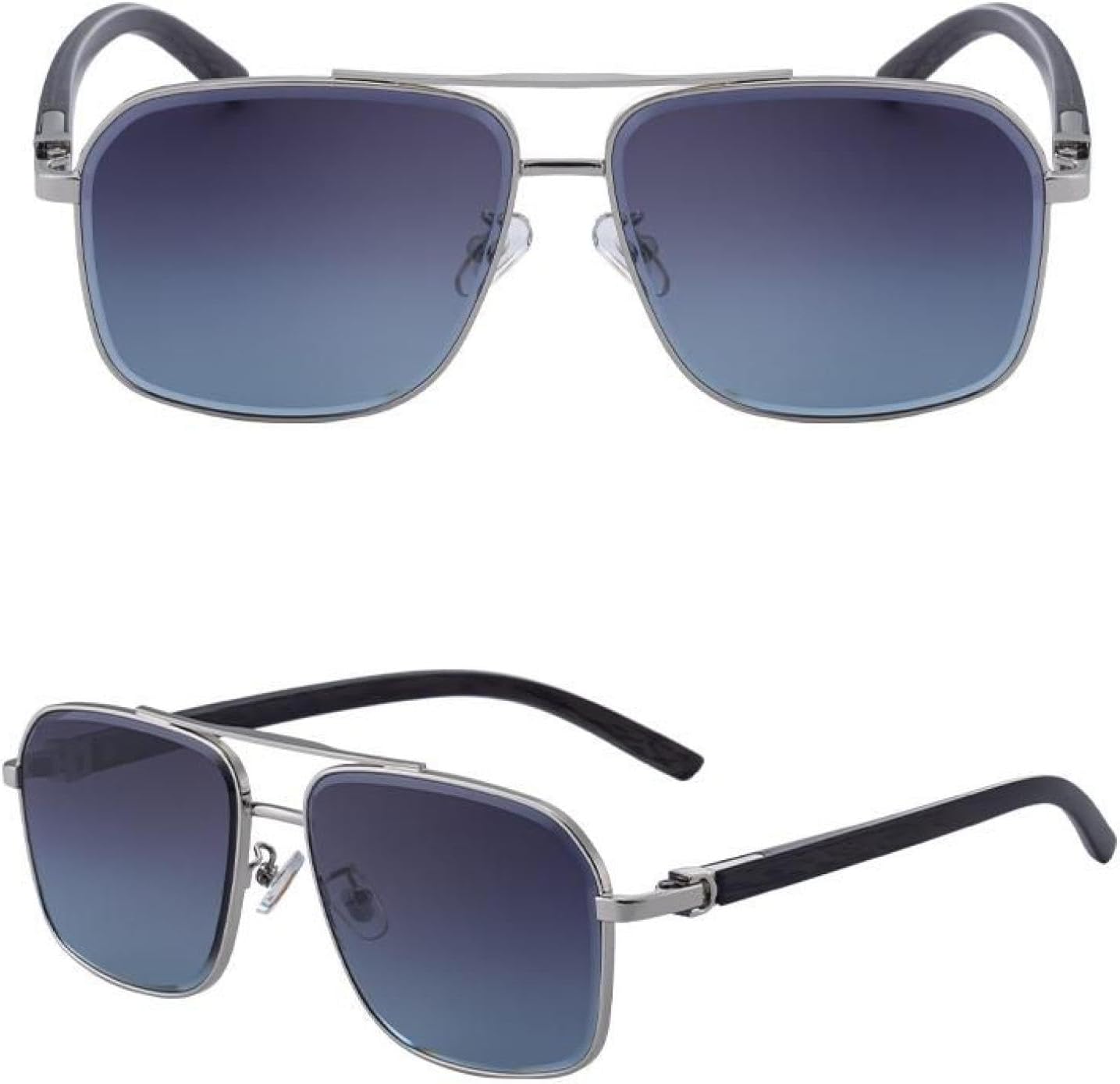 Мужские солнцезащитные очки в стиле панк большого размера, роскошные ретро-очки с металлической оправой, двойной дужкой, в стиле стимпанк, защита от УФ-излучения UV400 TVTBBVV, C5silvergrayblue
Мужские солнцезащитные очки в стиле панк большого размера, роскошные ретро-очки с металлической оправой, двойной дужкой, в стиле стимпанк, защита от УФ-излучения UV400 TVTBBVV, C5silvergrayblue