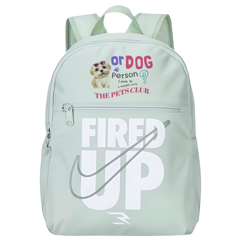 Nike Полиэстеровый рюкзак унисекс оливковый, Cute Puppy
Nike Полиэстеровый рюкзак унисекс оливковый, Cute Puppy