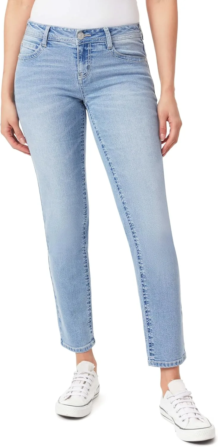 Женские джинсы WallFlower Feisty Curvy 30" Low Rise Straight Insta Stretch
Женские джинсы WallFlower Feisty Curvy 30" Low Rise Straight Insta Stretch