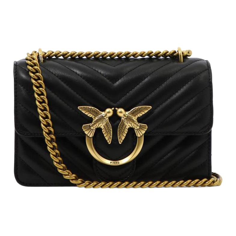 Сумка через плечо из овчины черная PINKO
Сумка через плечо из овчины черная PINKO