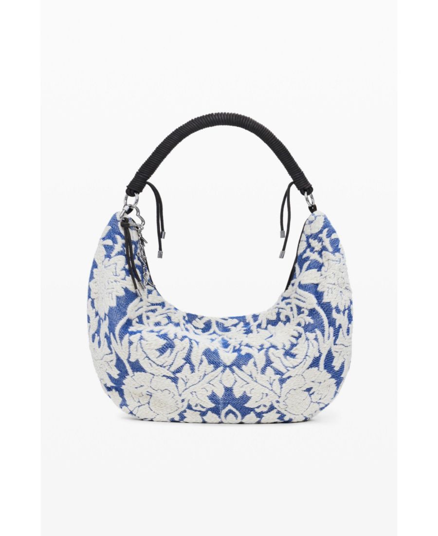 Женская большая сумка-ведро с цветочным принтом Desigual, Royal blue
Женская большая сумка-ведро с цветочным принтом Desigual, Royal blue