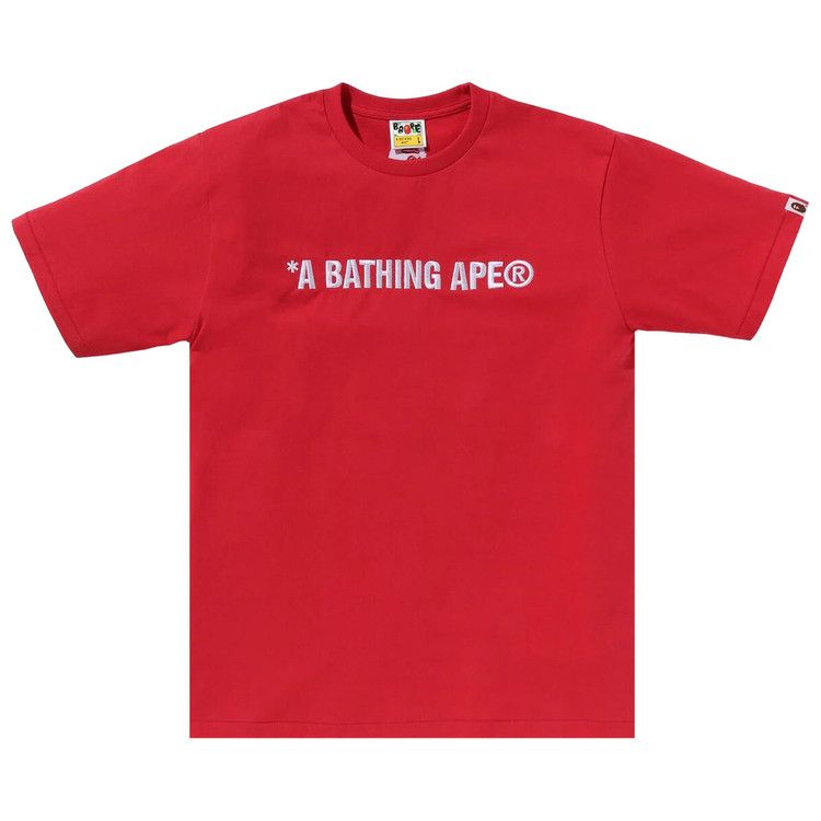 Футболка BAPE A Bathing Ape Logo Tee, Red, Красный, Футболка BAPE A Bathing Ape Logo Tee, Red
Футболка BAPE A Bathing Ape Logo Tee, Red, Красный, Футболка BAPE A Bathing Ape Logo Tee, Red