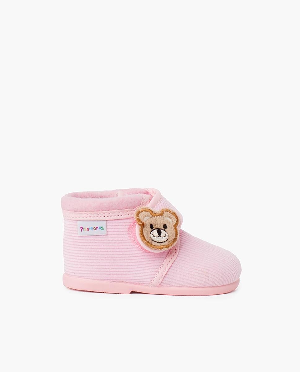 Вельветовые детские закрытые домашние тапочки Pisamonas, розовый
Вельветовые детские закрытые домашние тапочки Pisamonas, розовый