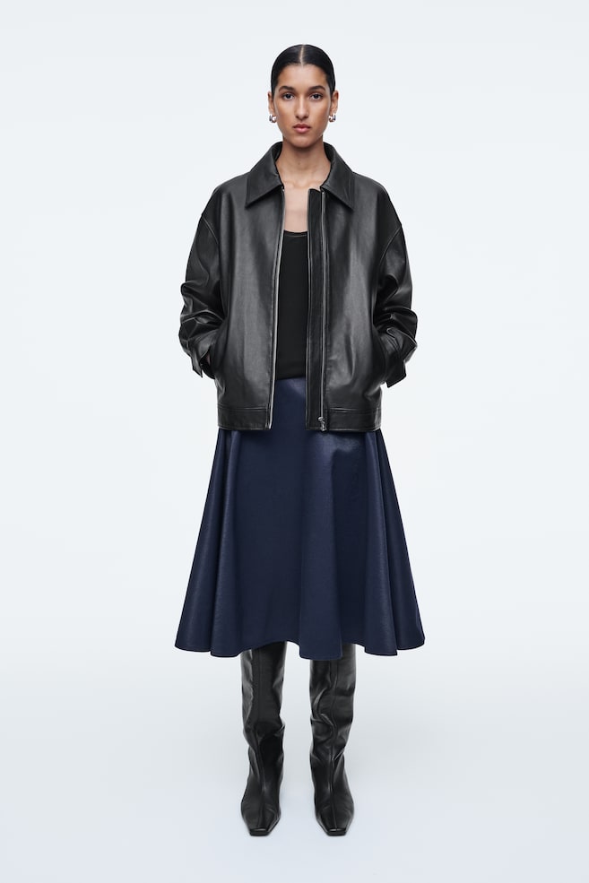 Джинсовая юбка с эффектом мокрой ткани Cos, синий
Джинсовая юбка с эффектом мокрой ткани Cos, синий