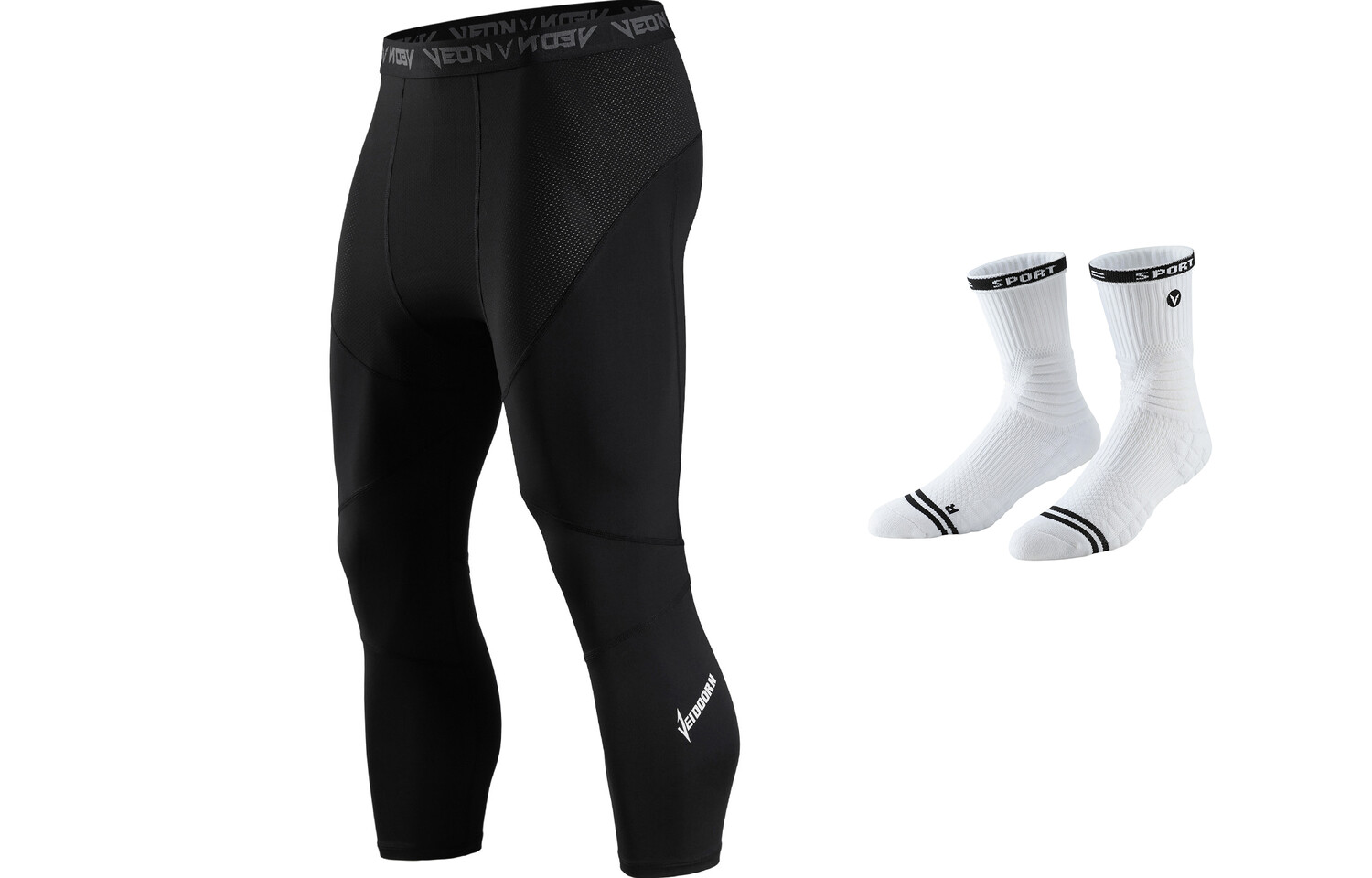 Спортивные брюки унисекс VEIDOORN, Белый ангел + пара баскетбольных носков (случайный цвет)
Спортивные брюки унисекс VEIDOORN, Белый ангел + пара баскетбольных носков (случайный цвет)