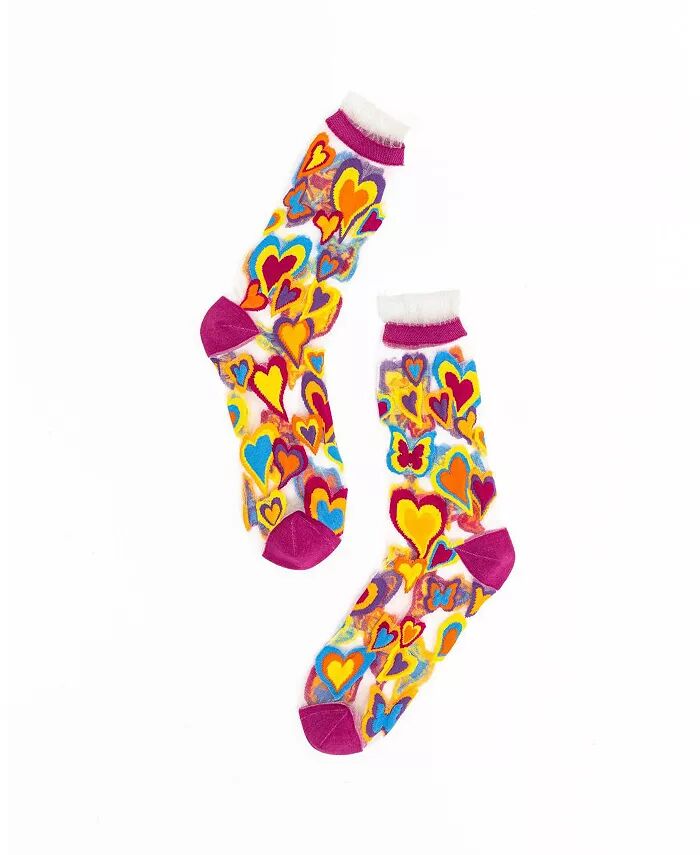 Женские прозрачные носки с оборками Y2K Hearts Sock Candy
Женские прозрачные носки с оборками Y2K Hearts Sock Candy