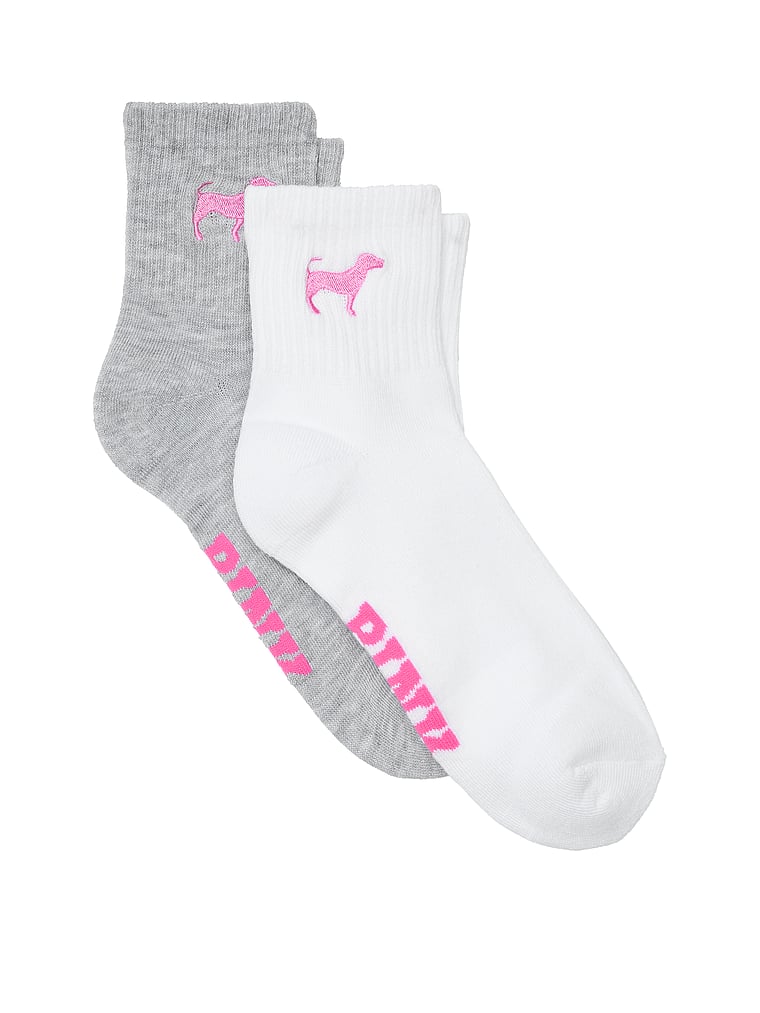 2 пары носков по 1/4 Pink, optic white/heather grey dog icon
2 пары носков по 1/4 Pink, optic white/heather grey dog icon