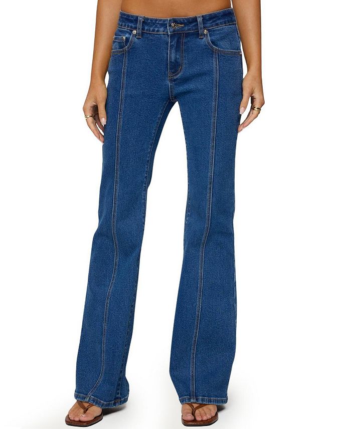 Джинсы Starrie с панельной строчкой, низкой посадкой, средней промывкой Edikted, синий
Джинсы Starrie с панельной строчкой, низкой посадкой, средней промывкой Edikted, синий