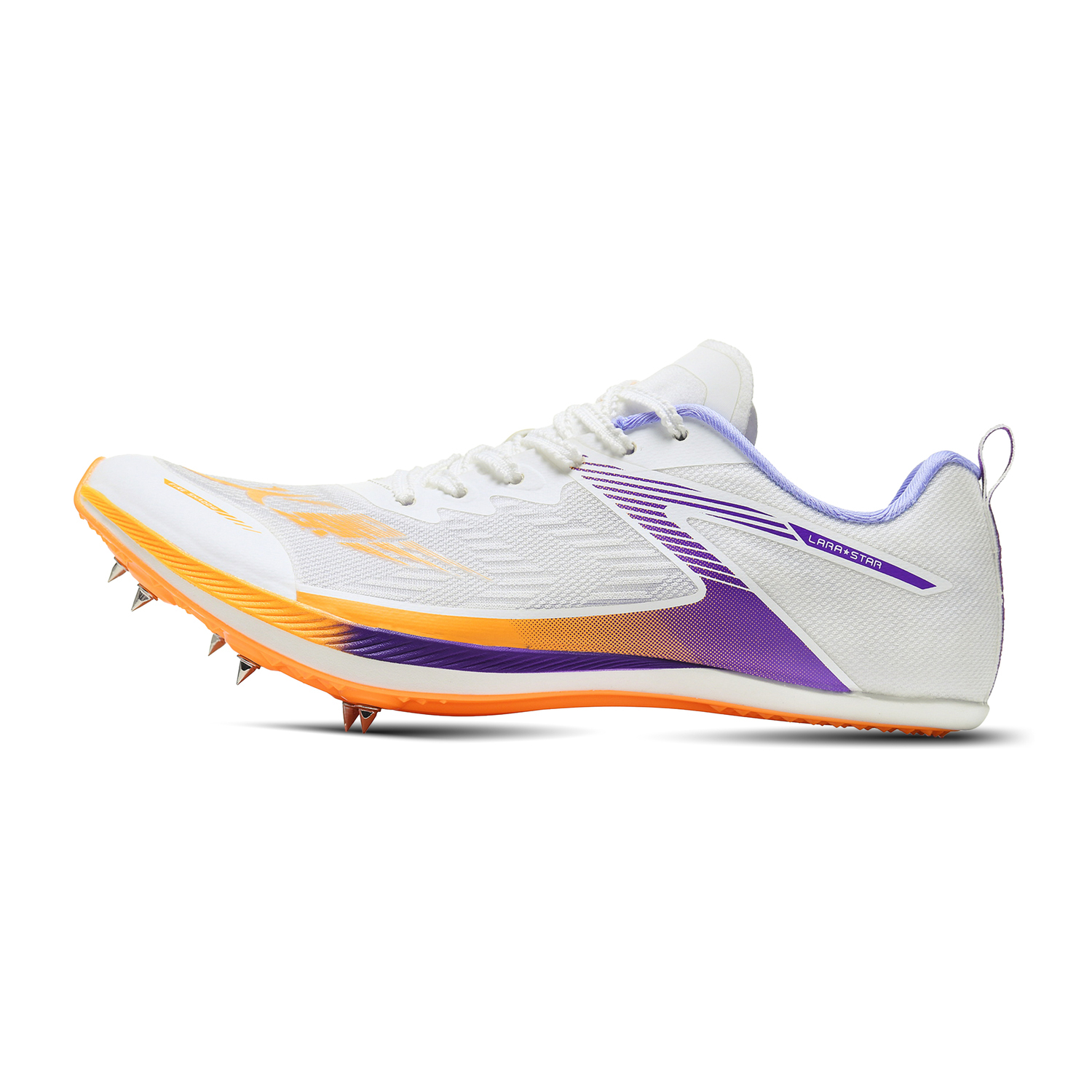LARA STAR Амортизирующие противоскользящие износостойкие низкие кроссовки для спринтерского бега унисекс фиолетово-оранжево-белые, цвет Purple Orange White
LARA STAR Амортизирующие противоскользящие износостойкие низкие кроссовки для спринтерского бега унисекс фиолетово-оранжево-белые, цвет Purple Orange White