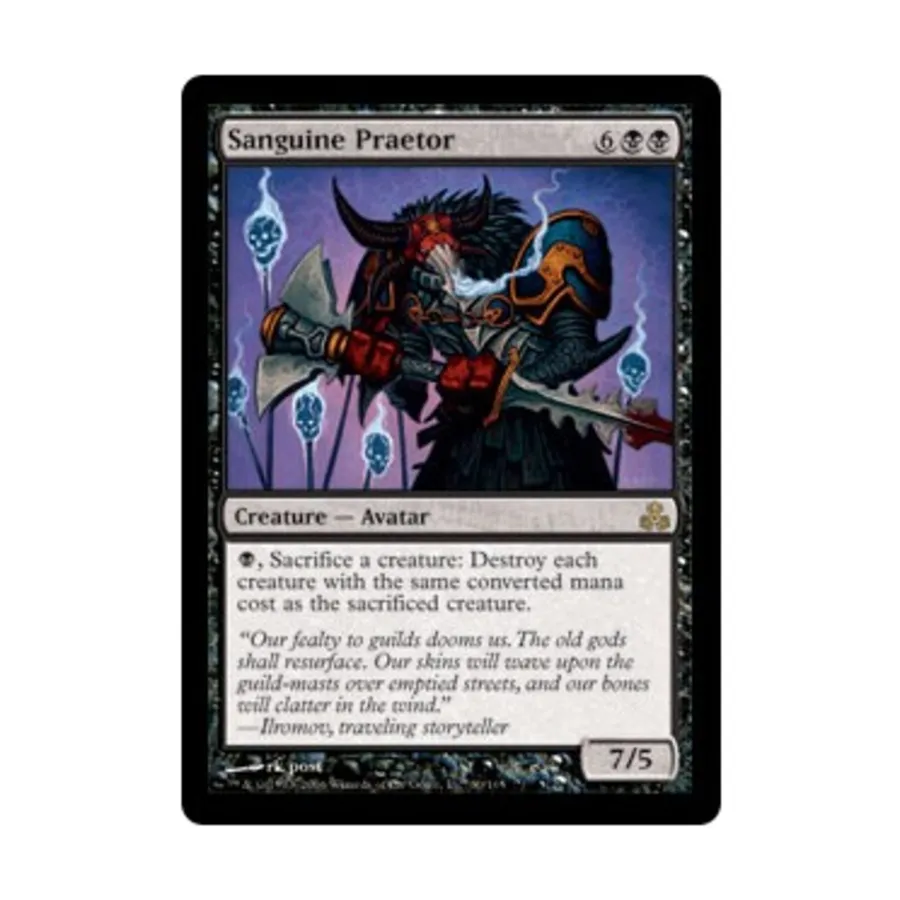 CCG Сангвиник Претор (R), MTG - Guildpact
CCG Сангвиник Претор (R), MTG - Guildpact