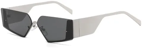 Солнцезащитные очки в форме «кошачий глаз» с металлической оправой и широкими дужками, винтажные, с защитой от ультрафиолета UV400, для женщин и мужчин MTZJH, Silver
Солнцезащитные очки в форме «кошачий глаз» с металлической оправой и широкими дужками, винтажные, с защитой от ультрафиолета UV400, для женщин и мужчин MTZJH, Silver