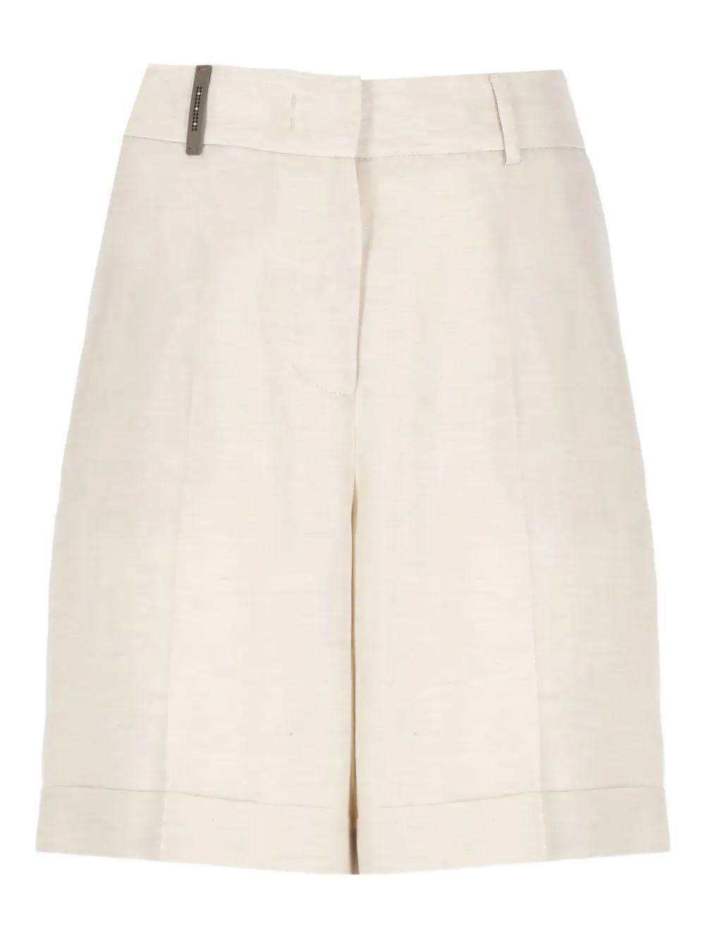 Шорты с кожаными вставками Peserico, нейтральный
Шорты с кожаными вставками Peserico, нейтральный