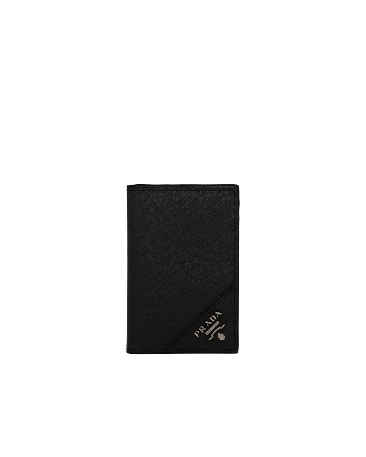 Картхолдер из сафьяновой кожи Prada, черный
Картхолдер из сафьяновой кожи Prada, черный