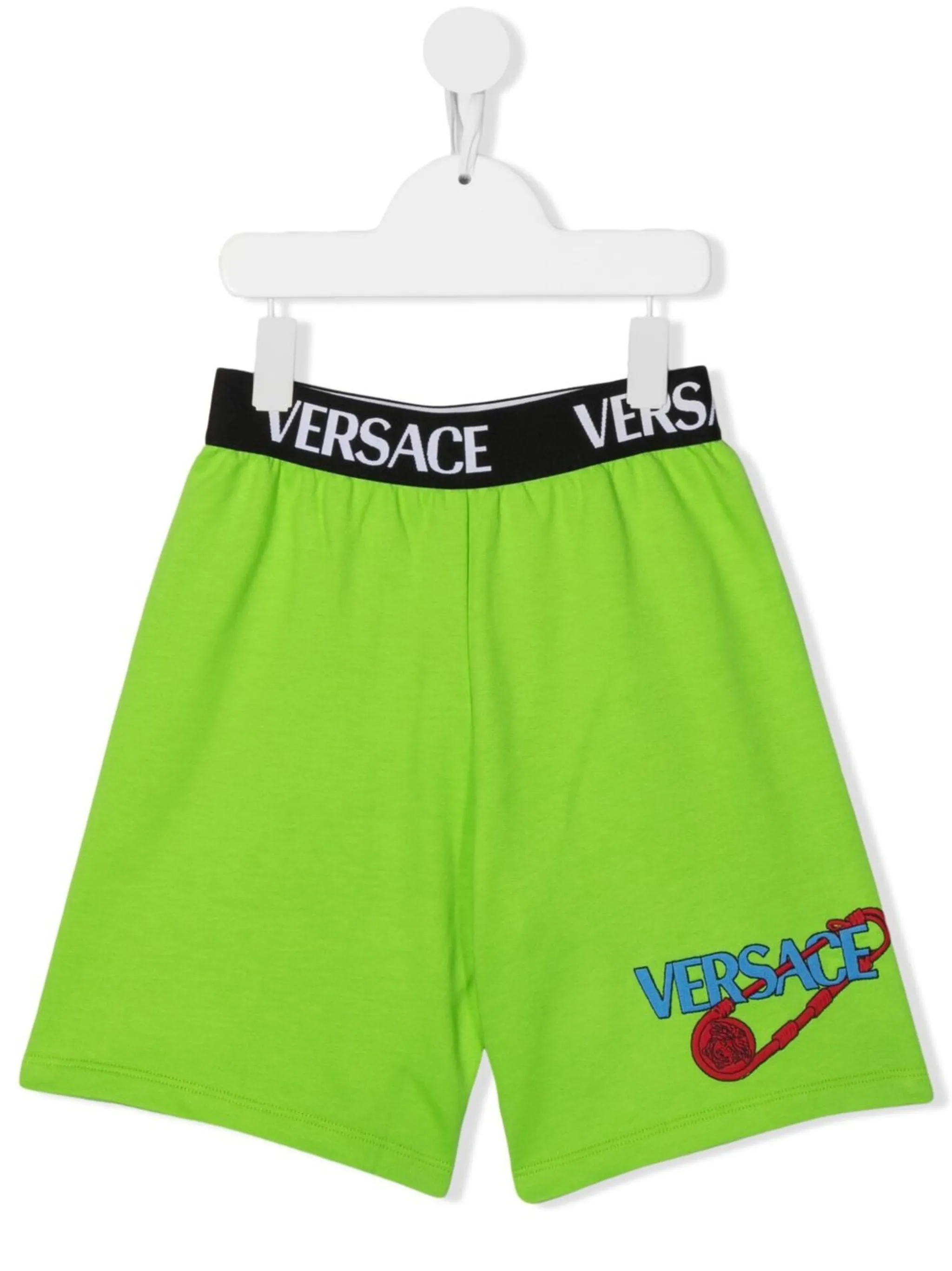 Спортивные шорты с логотипом Versace Kids, зеленый
Спортивные шорты с логотипом Versace Kids, зеленый