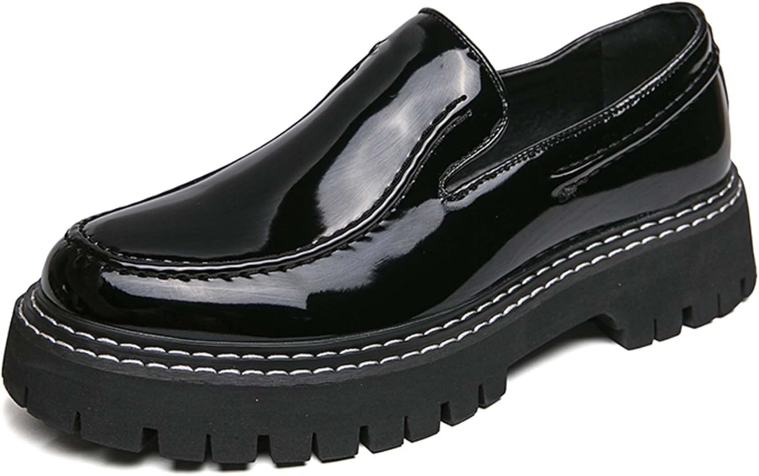 Мужские лоферы на платформе, модные повседневные туфли из лакированной кожи для бизнеса и официальных мероприятий, с противоскользящей толстой подошвой, офисные туфли-оксфорды и дерби Generic, черный
Мужские лоферы на платформе, модные повседневные туфли из лакированной кожи для бизнеса и официальных мероприятий, с противоскользящей толстой подошвой, офисные туфли-оксфорды и дерби Generic, черный