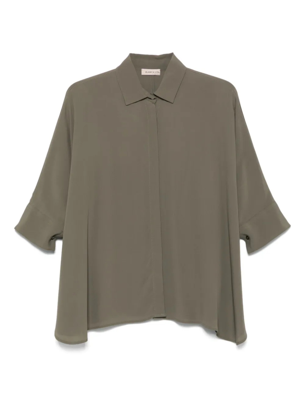 Рубашка с рукавами «летучая мышь» Blanca Vita, зеленый
Рубашка с рукавами «летучая мышь» Blanca Vita, зеленый