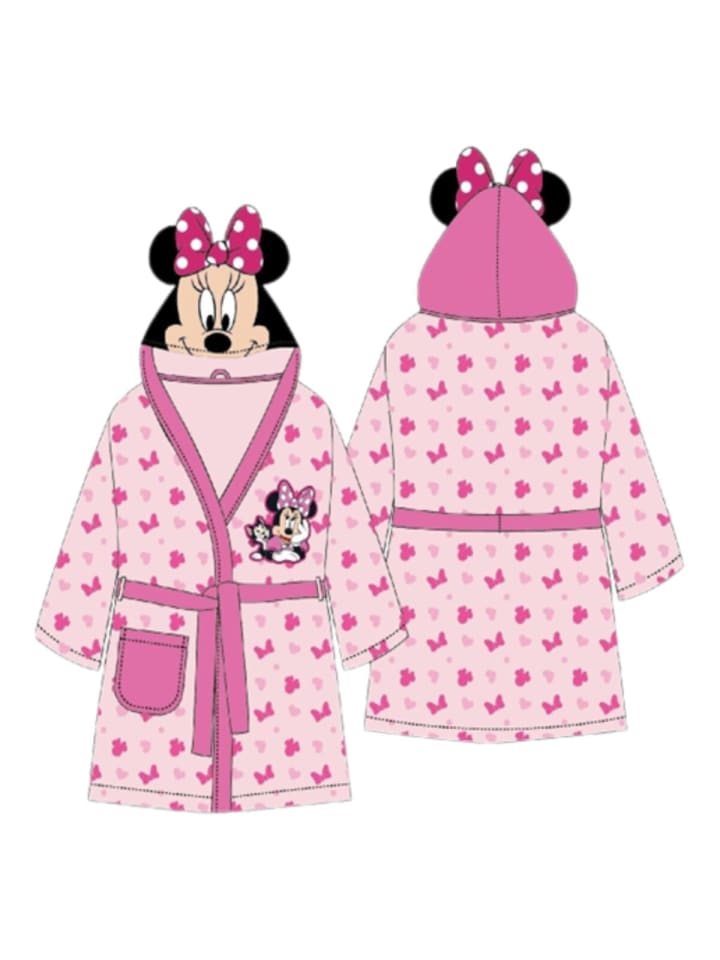 Disney Minnie Mouse Розовый банный халат Disney Минни Маус с капюшоном, поясом и карманом для девочек
Disney Minnie Mouse Розовый банный халат Disney Минни Маус с капюшоном, поясом и карманом для девочек