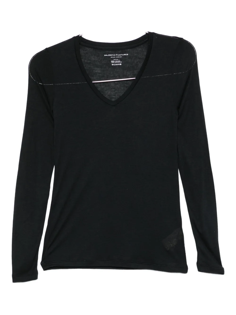 Футболка с V-образным вырезом Majestic Filatures, черный
Футболка с V-образным вырезом Majestic Filatures, черный