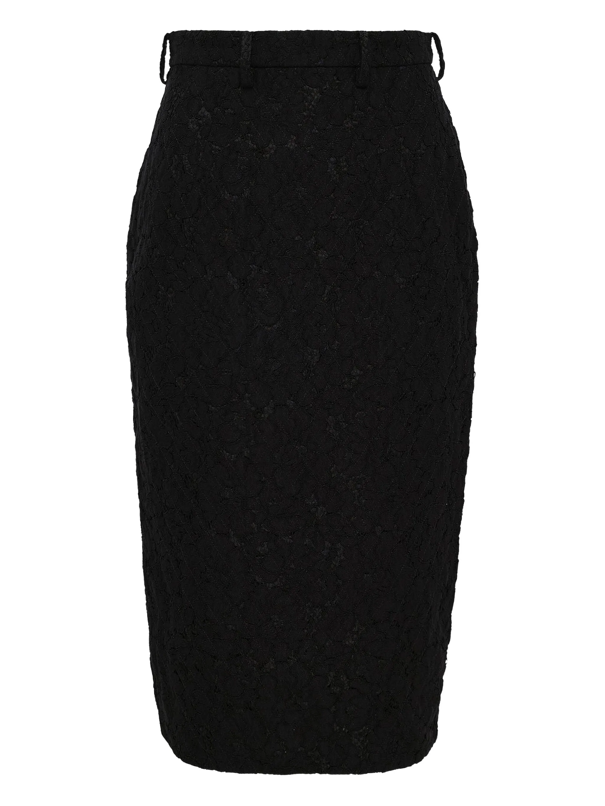 Кружевная юбка-карандаш длины миди Nº21, черный
Кружевная юбка-карандаш длины миди Nº21, черный