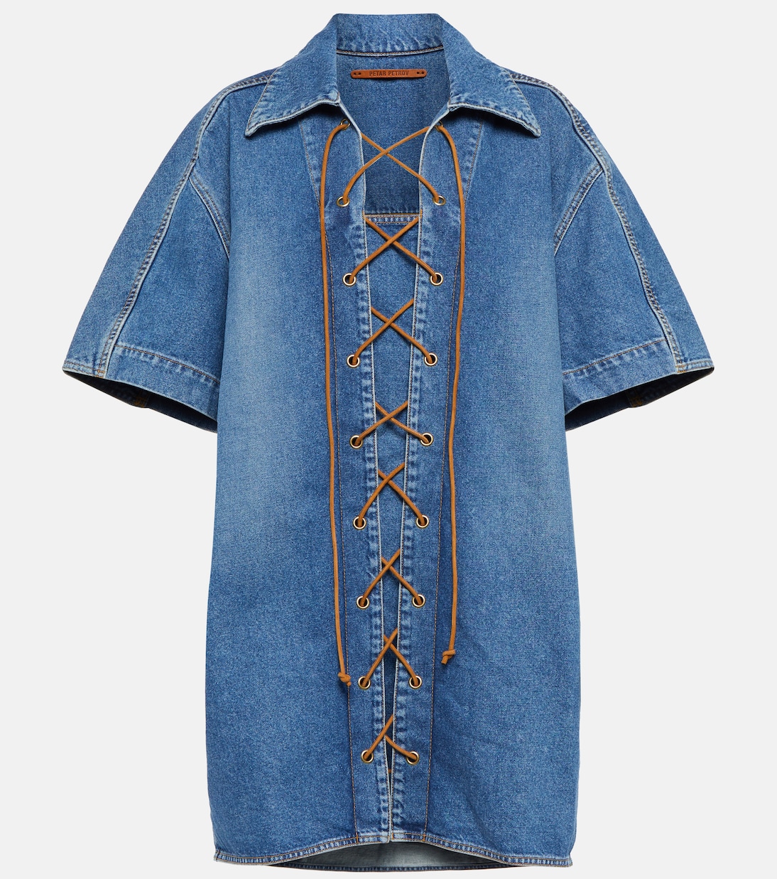 Джинсовое мини-платье Amos Petar Petrov, Ocean
Джинсовое мини-платье Amos Petar Petrov, Ocean