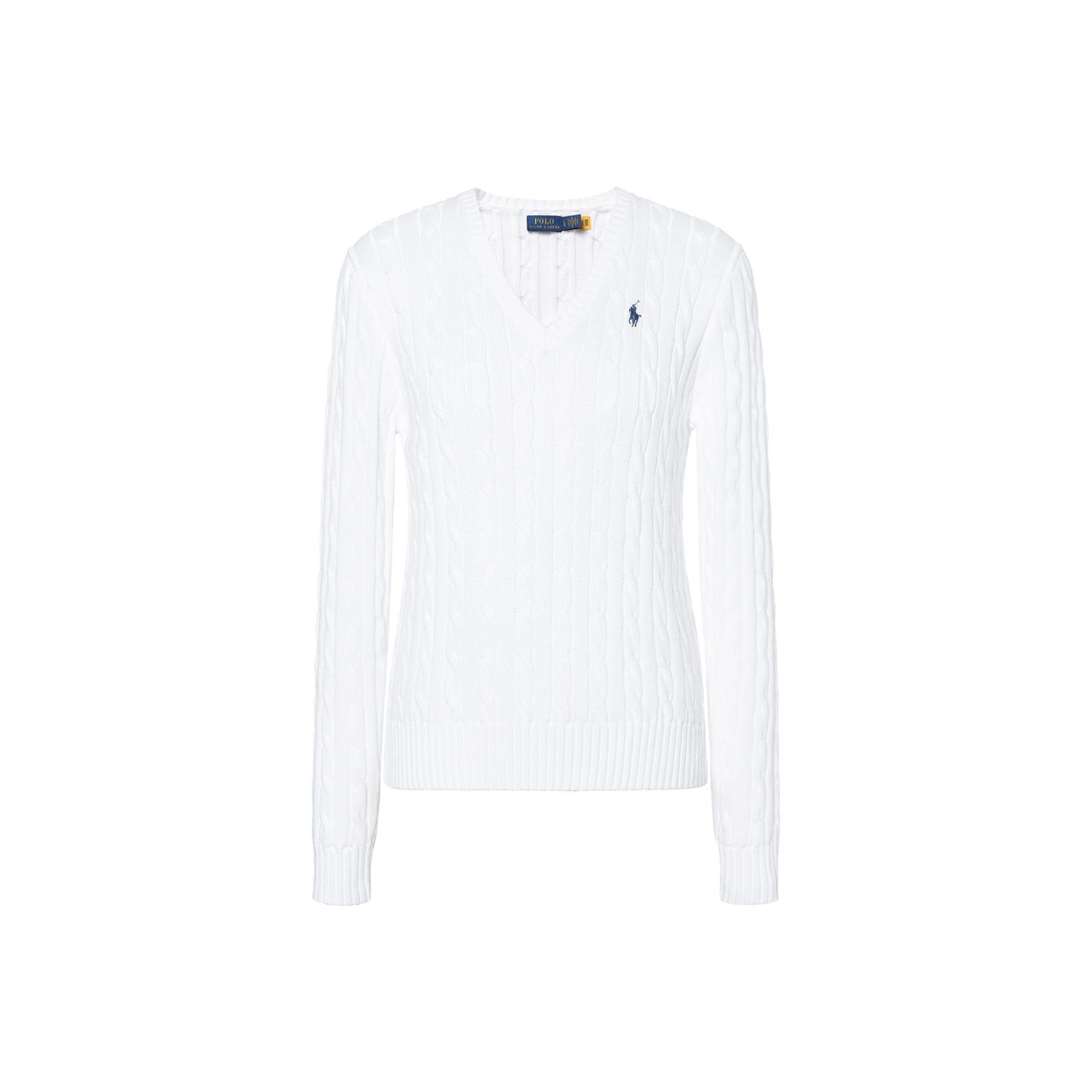 Polo Ralph Lauren Вязаный кабельным узором хлопковый свитер с V-образным вырезом Women's белый
Polo Ralph Lauren Вязаный кабельным узором хлопковый свитер с V-образным вырезом Women's белый