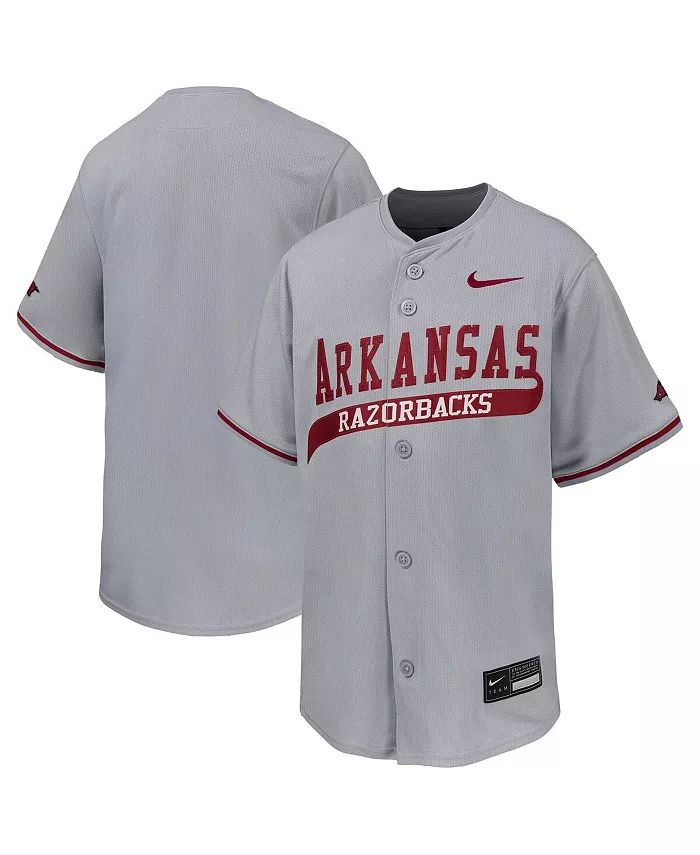 Серый бейсбольный джерси Arkansas Razorbacks Limited для старших мальчиков и девочек Nike
Серый бейсбольный джерси Arkansas Razorbacks Limited для старших мальчиков и девочек Nike