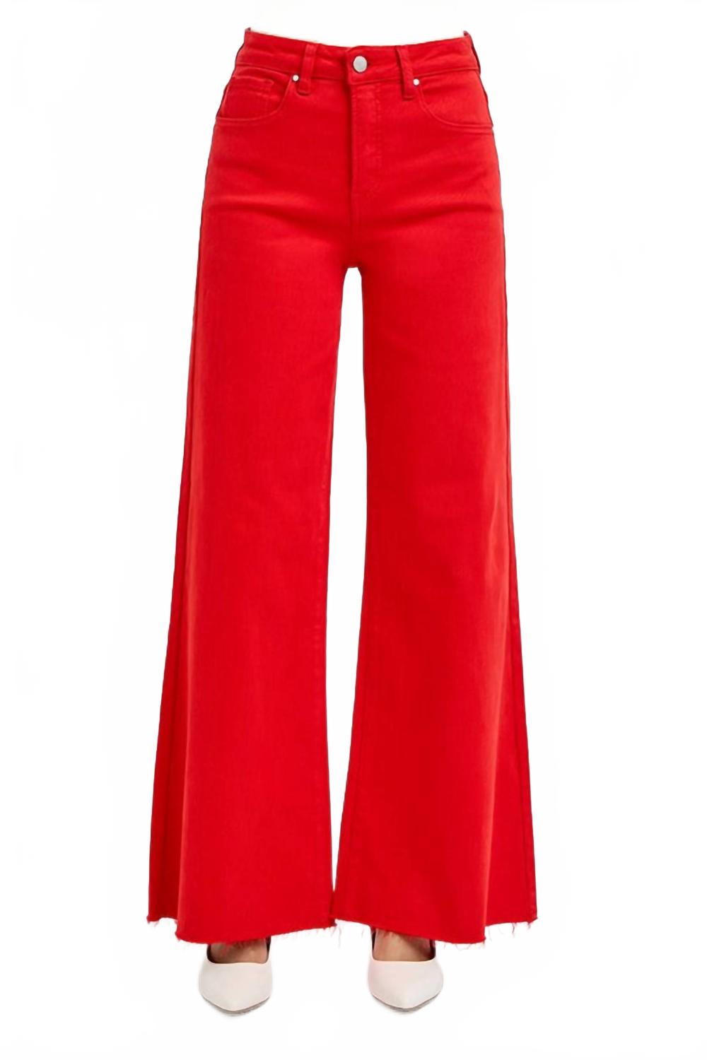 Женские джинсы The Ruby в красном цвете RISEN
Женские джинсы The Ruby в красном цвете RISEN