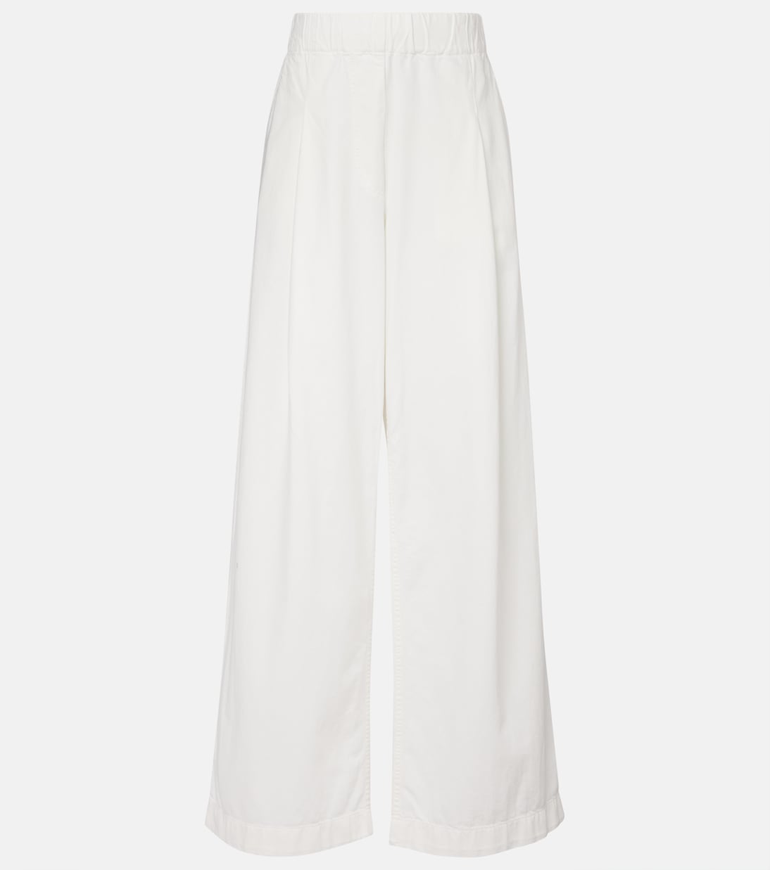 Джинсовые брюки широкого кроя с высокой талией Dries Van Noten, белый
Джинсовые брюки широкого кроя с высокой талией Dries Van Noten, белый