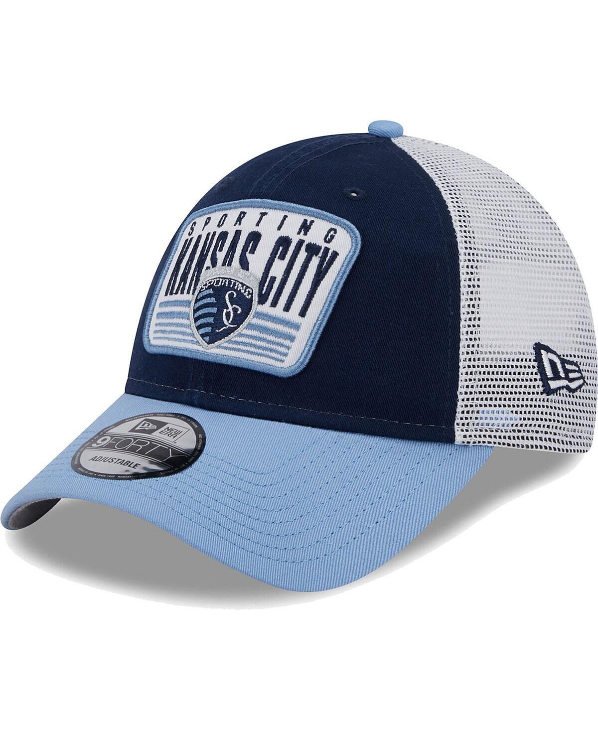 Мужская темно-синяя, голубая кепка Sporting Kansas City с нашивкой 9Forty Trucker Snapback New Era
Мужская темно-синяя, голубая кепка Sporting Kansas City с нашивкой 9Forty Trucker Snapback New Era