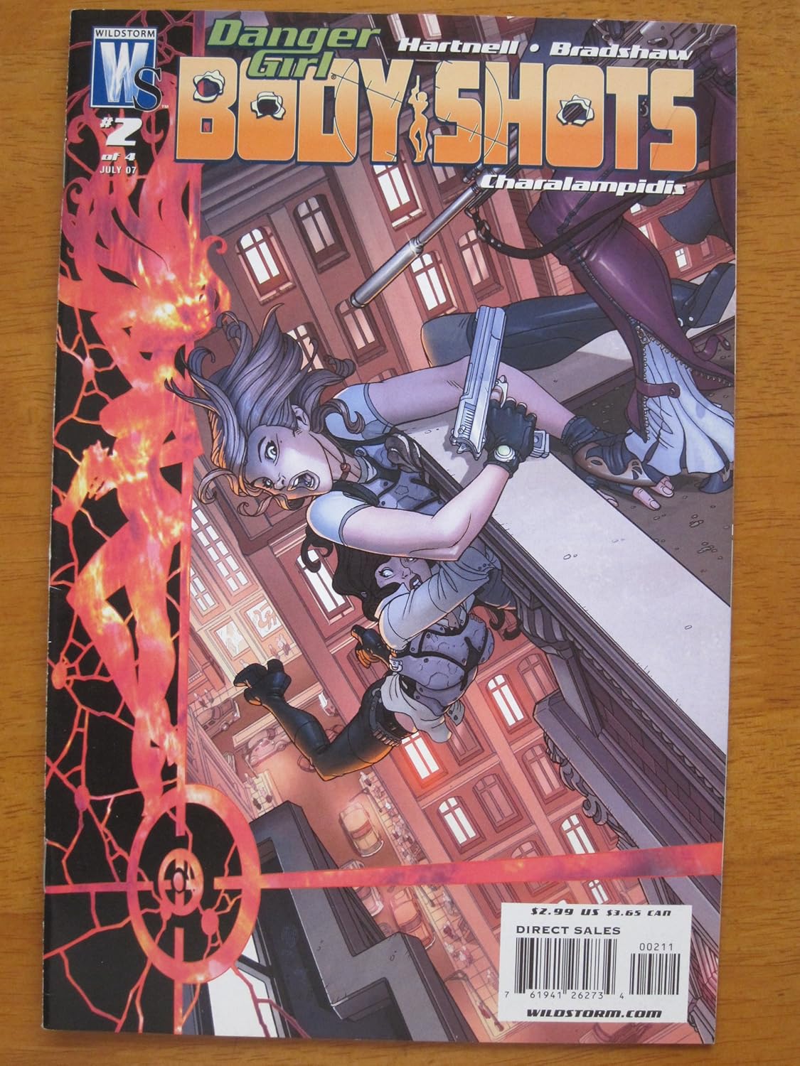 Danger Girl, Body Shots #2 of 4, July 2007 (Wildstorm Comics)
Danger Girl, Body Shots #2 of 4, July 2007 (Wildstorm Comics)