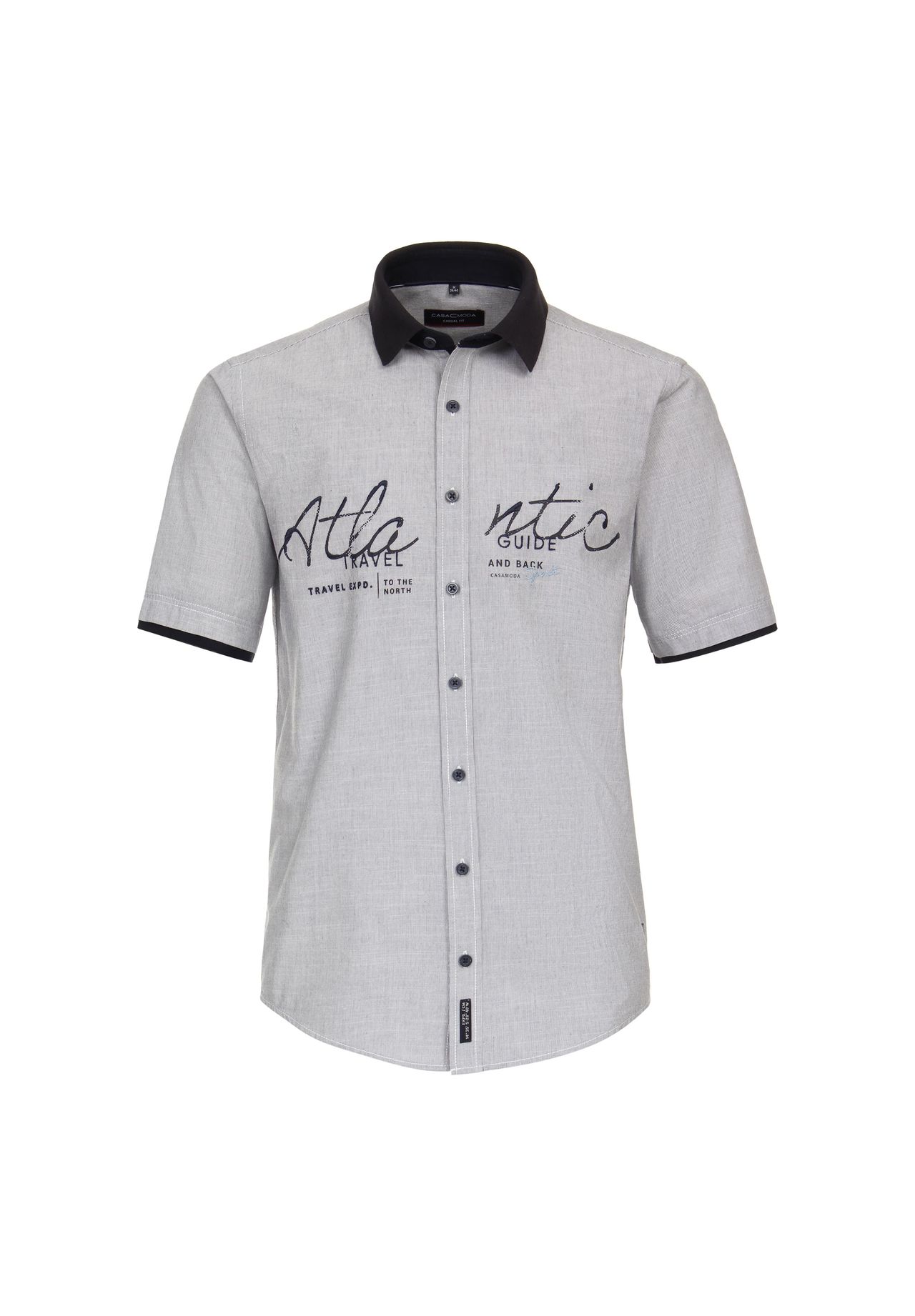 Мужская повседневная рубашка, с коротким рукавом, в полоску, повседневного кроя CASAMODA, цвет Graues Mittelblau
Мужская повседневная рубашка, с коротким рукавом, в полоску, повседневного кроя CASAMODA, цвет Graues Mittelblau