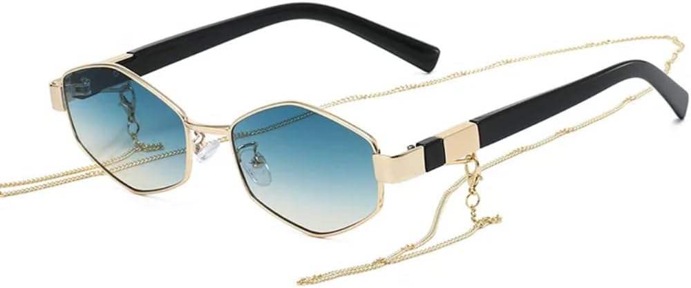 Роскошные солнцезащитные очки с градиентным многоугольным рисунком для женщин, с оригинальными дужками и цепочкой, а также повседневные солнцезащитные очки для мужчин с защитой от УФ-излучения UV400 TVTBBVV, Golden Green
Роскошные солнцезащитные очки с градиентным многоугольным рисунком для женщин, с оригинальными дужками и цепочкой, а также повседневные солнцезащитные очки для мужчин с защитой от УФ-излучения UV400 TVTBBVV, Golden Green