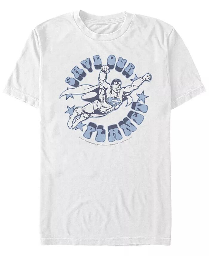 Мужская футболка DC с коротким рукавом «Супермен спасает нашу планету» Fifth Sun
Мужская футболка DC с коротким рукавом «Супермен спасает нашу планету» Fifth Sun