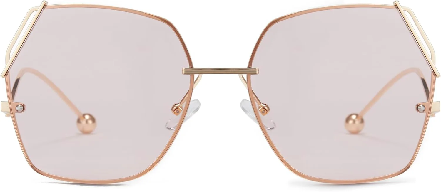 Солнцезащитные очки Cyxus Polygon для женщин, защита от УФ-излучения, большая антибликовая металлическая оправа, нейлоновые линзы, 1124 - Gold Frame - Pink Lens
Солнцезащитные очки Cyxus Polygon для женщин, защита от УФ-излучения, большая антибликовая металлическая оправа, нейлоновые линзы, 1124 - Gold Frame - Pink Lens