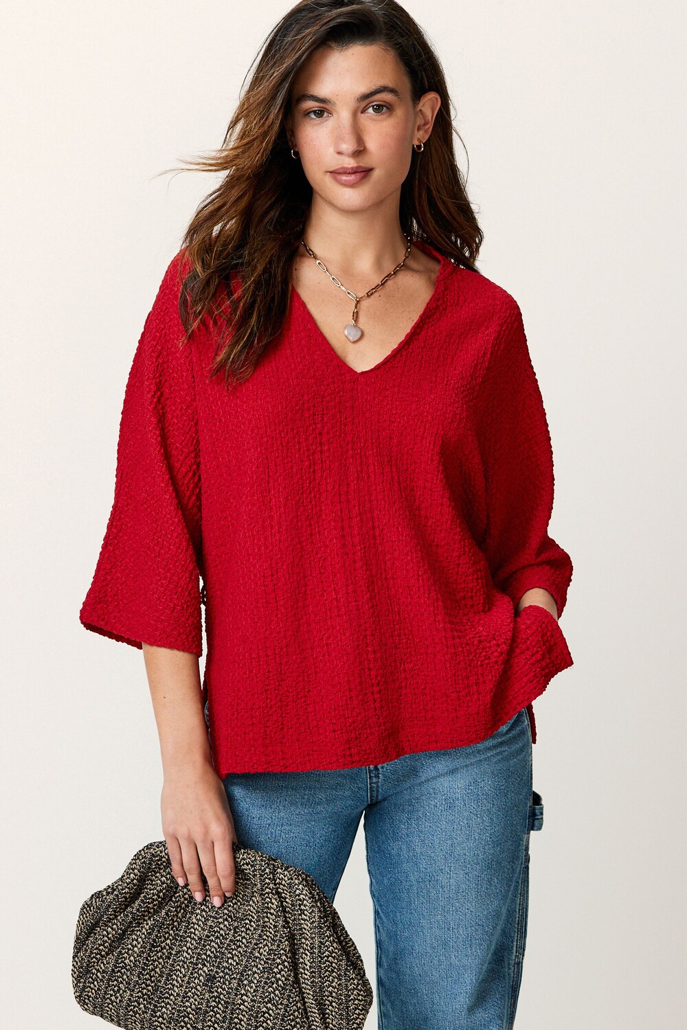 Текстурированная туника с длинными рукавами Next, красный
Текстурированная туника с длинными рукавами Next, красный