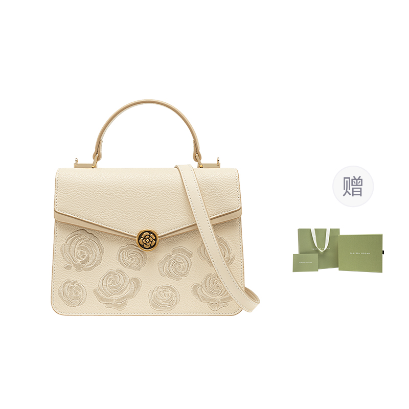 Кожаная портативная сумка через плечо женская экрю VANESSA HOGAN
Кожаная портативная сумка через плечо женская экрю VANESSA HOGAN