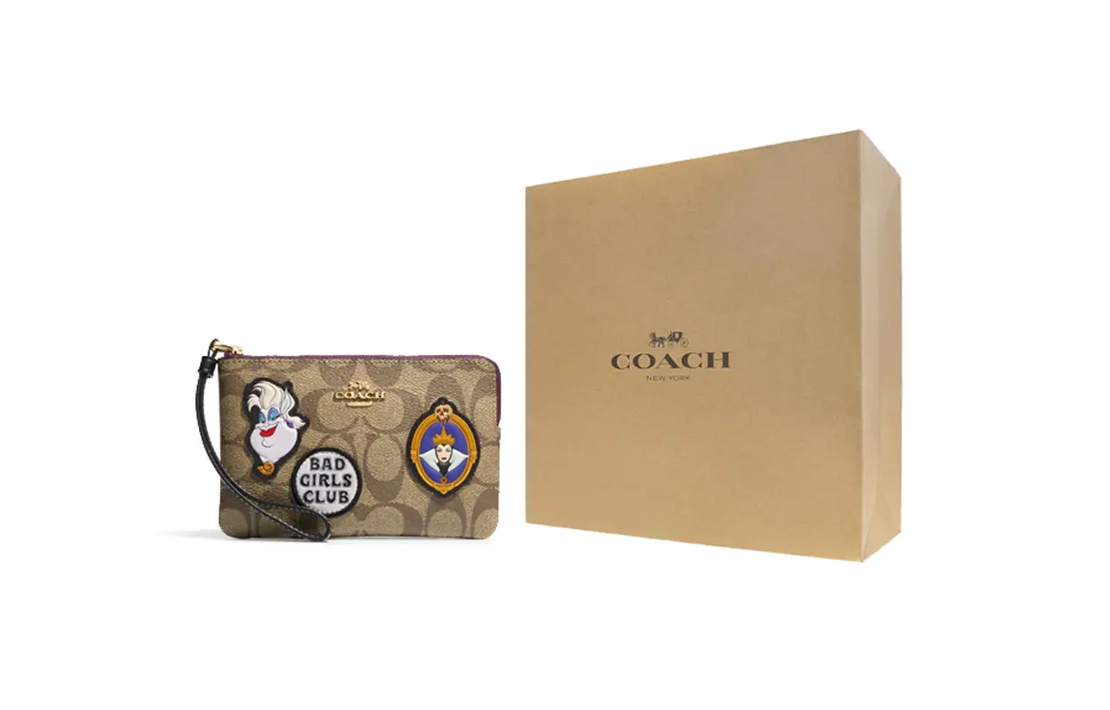 COACH Дисней, женский кожаный кошелек из коровьей кожи обычный хаки
COACH Дисней, женский кожаный кошелек из коровьей кожи обычный хаки