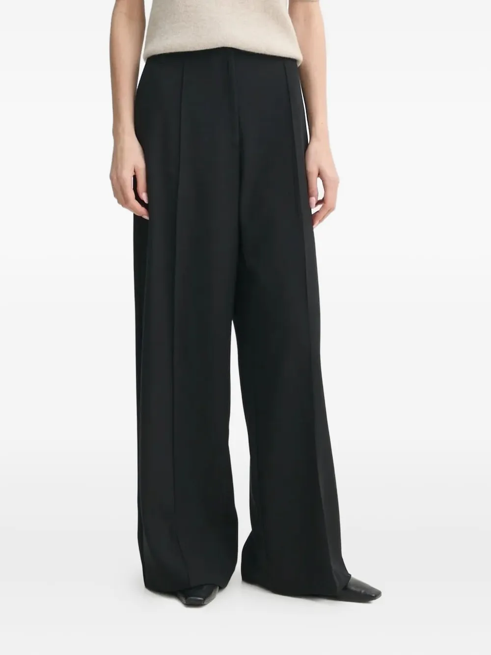 Широкие брюки с высокой талией HERSKIND, черный
Широкие брюки с высокой талией HERSKIND, черный