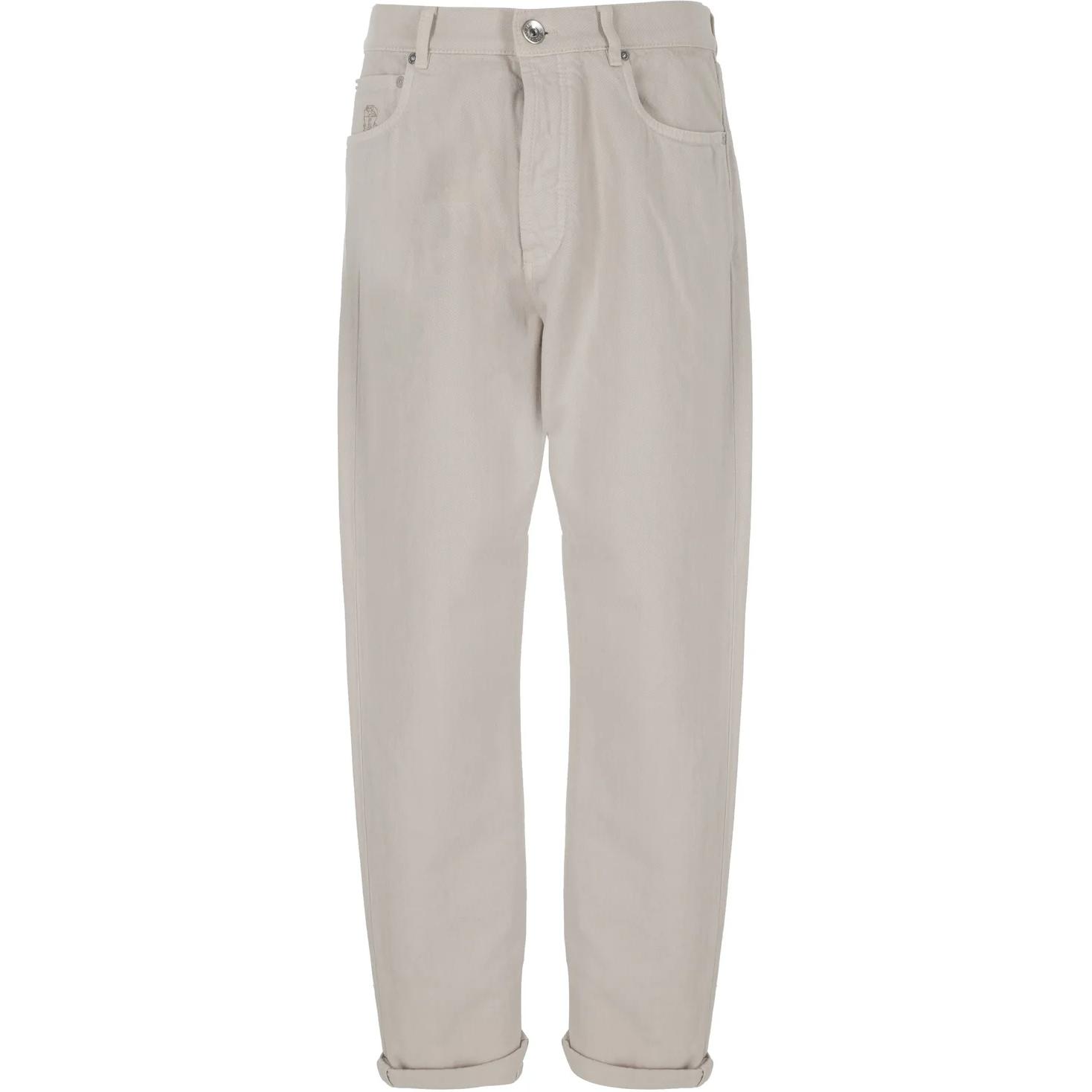 Прямые джинсы с подвернутым низом Brunello Cucinelli, серый
Прямые джинсы с подвернутым низом Brunello Cucinelli, серый