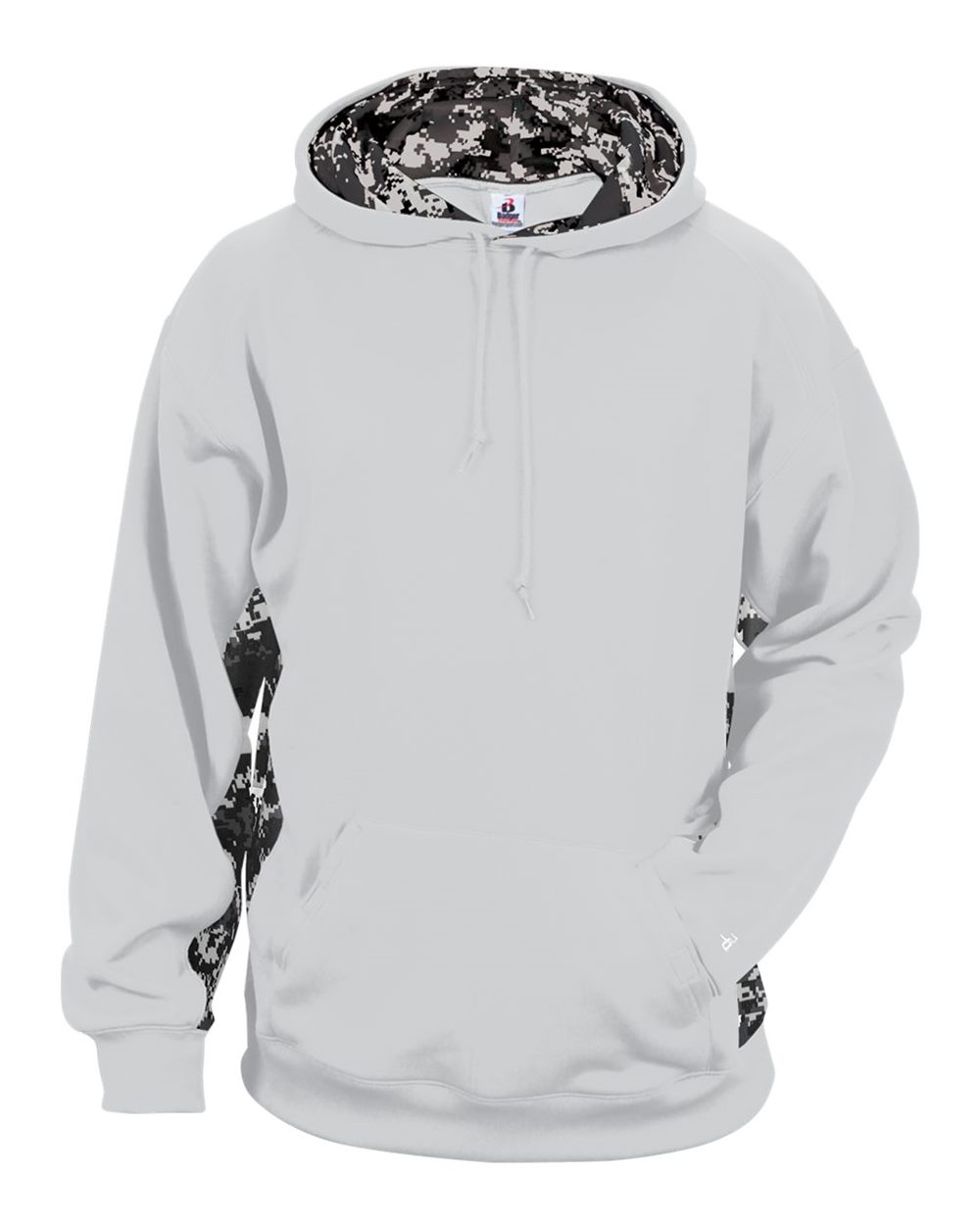 Мужская флисовая толстовка с капюшоном Digital Camo Colorblock Performance Badger, белый/черный
Мужская флисовая толстовка с капюшоном Digital Camo Colorblock Performance Badger, белый/черный