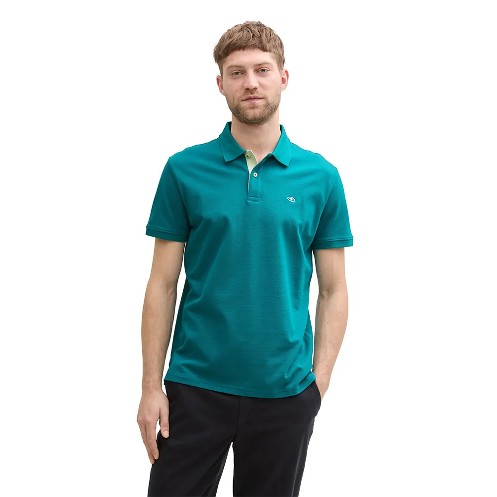 Поло с коротким рукавом Tom Tailor Basic Contrast, синий
Поло с коротким рукавом Tom Tailor Basic Contrast, синий