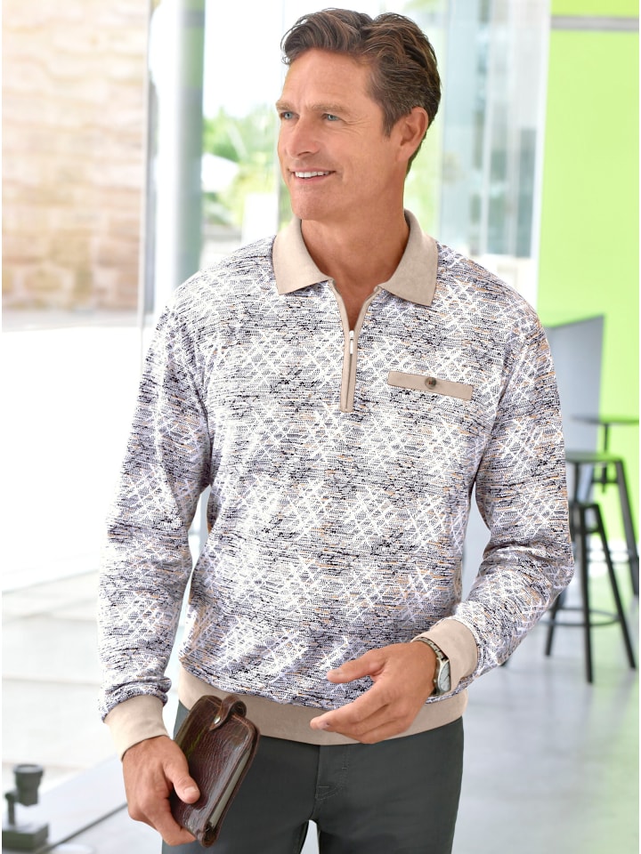 Рубашка поло с длинными рукавами белого цвета с принтом WITT WEIDEN
Рубашка поло с длинными рукавами белого цвета с принтом WITT WEIDEN