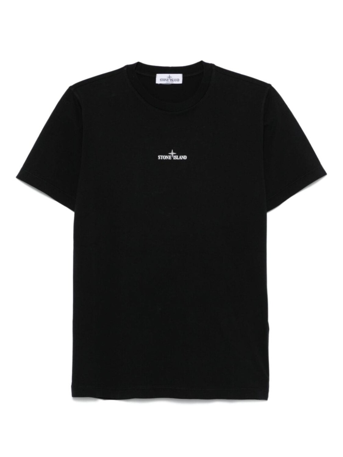 Stone Island Junior футболка с логотипом, черный 
Stone Island Junior футболка с логотипом, черный