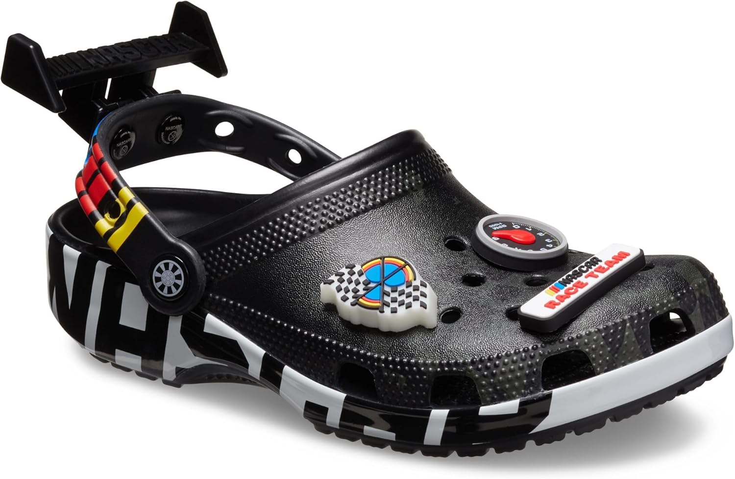 Сабо Унисекс Классические Сабо NASCAR Crocs, черный
Сабо Унисекс Классические Сабо NASCAR Crocs, черный