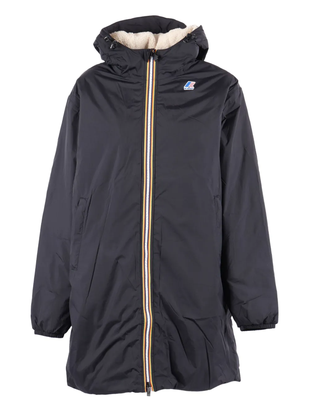 Куртка на молнии с капюшоном K-Way, черный
Куртка на молнии с капюшоном K-Way, черный