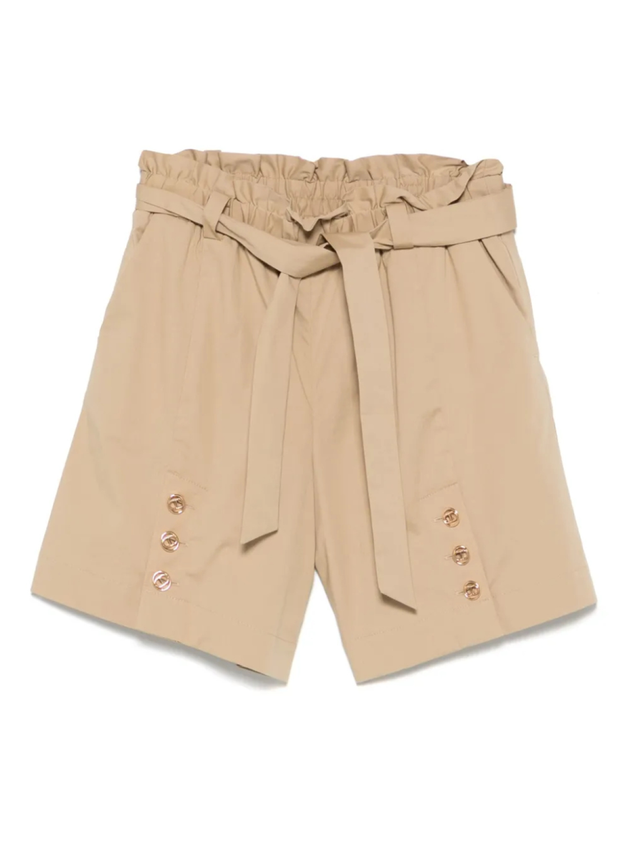 Шорты из поплина с поясом TWINSET Kids, коричневый
Шорты из поплина с поясом TWINSET Kids, коричневый