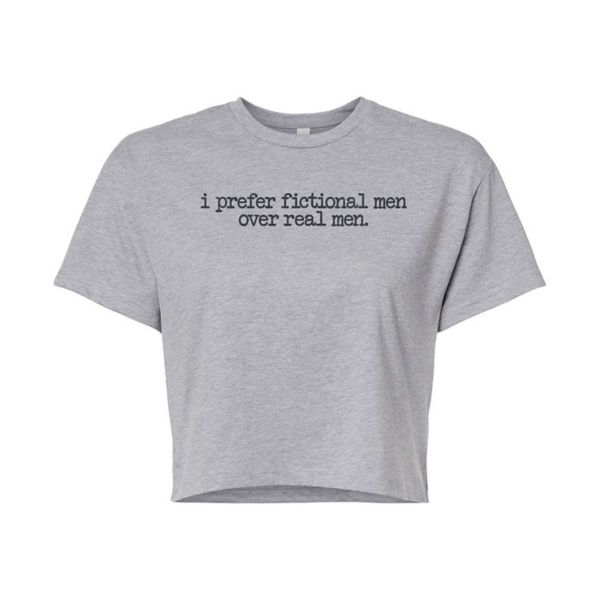 Укороченная футболка для подростков «Я предпочитаю вымышленных мужчин» Licensed Character, серый
Укороченная футболка для подростков «Я предпочитаю вымышленных мужчин» Licensed Character, серый