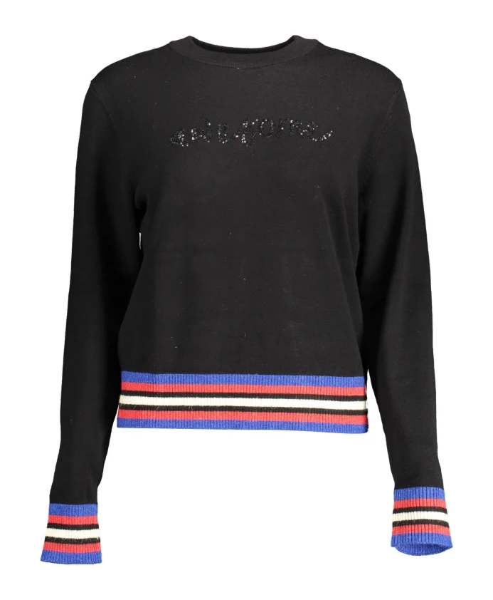 Черная блузка с длинными рукавами и контрастными деталями. Desigual, черный
Черная блузка с длинными рукавами и контрастными деталями. Desigual, черный