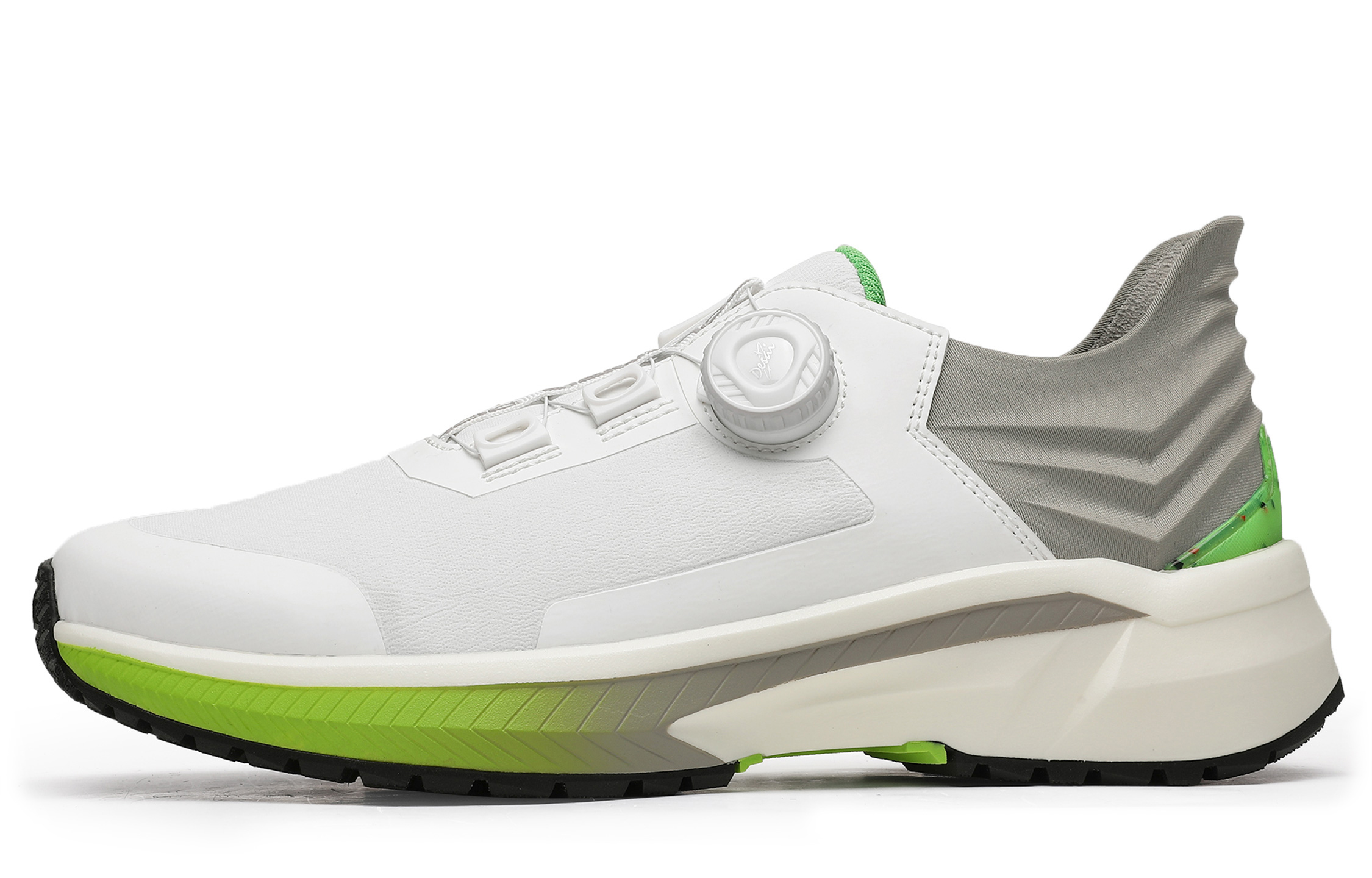 Нескользящие износостойкие низкие повседневные туфли для мужчин Dolcara, White Green-01 
Нескользящие износостойкие низкие повседневные туфли для мужчин Dolcara, White Green-01